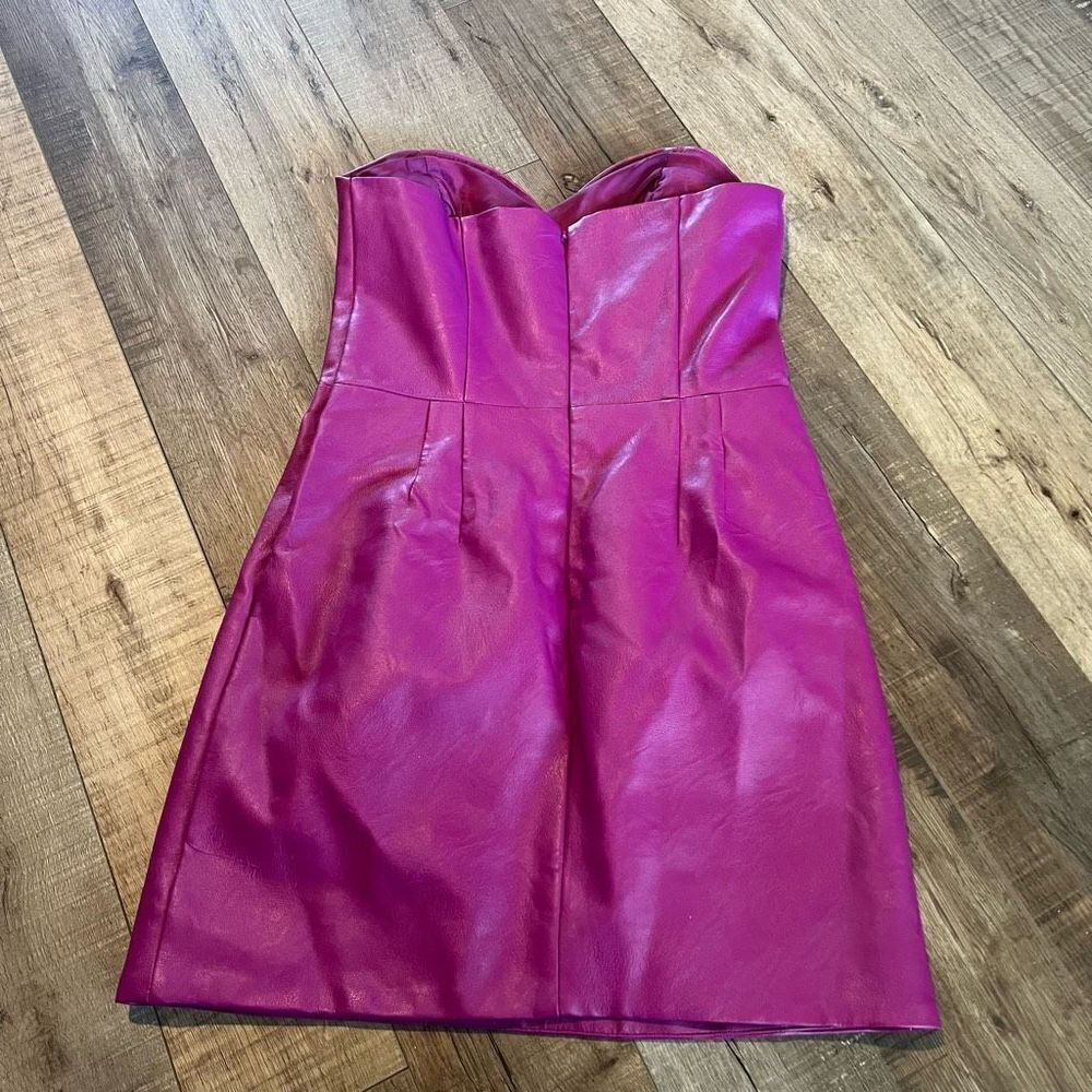 TopShop Bandeau Mini Dress Purple size 6 - Picture 6 of 11